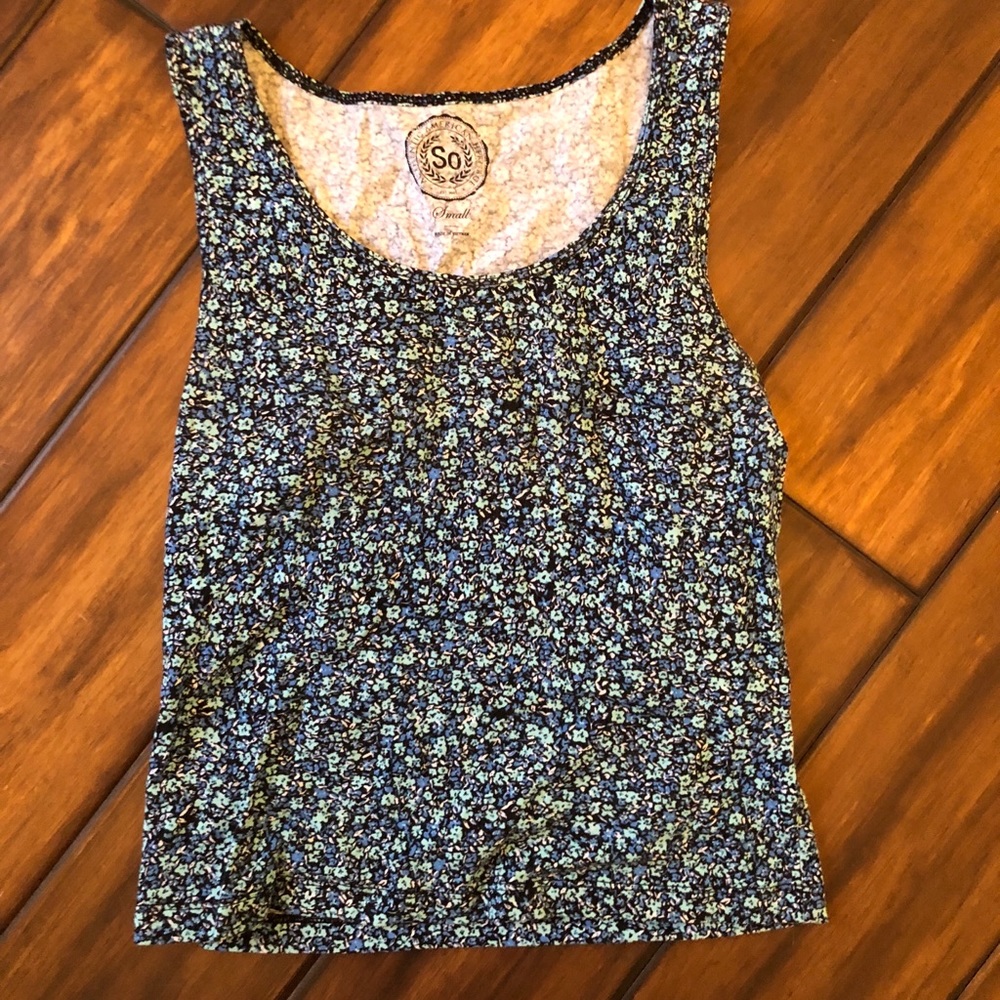 Floral tank top